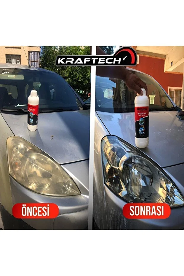 Yeni Nesil Premium I Buharlı Araba Far Temizleme Ve Parlatma Seti I - 8 Parça Ürün